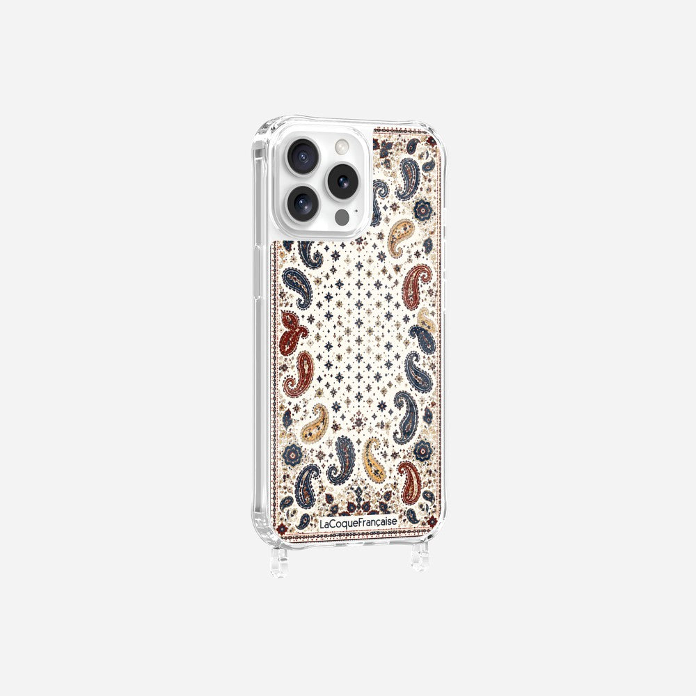 Coque Anneaux Imprimee Cachemire Beige - 13