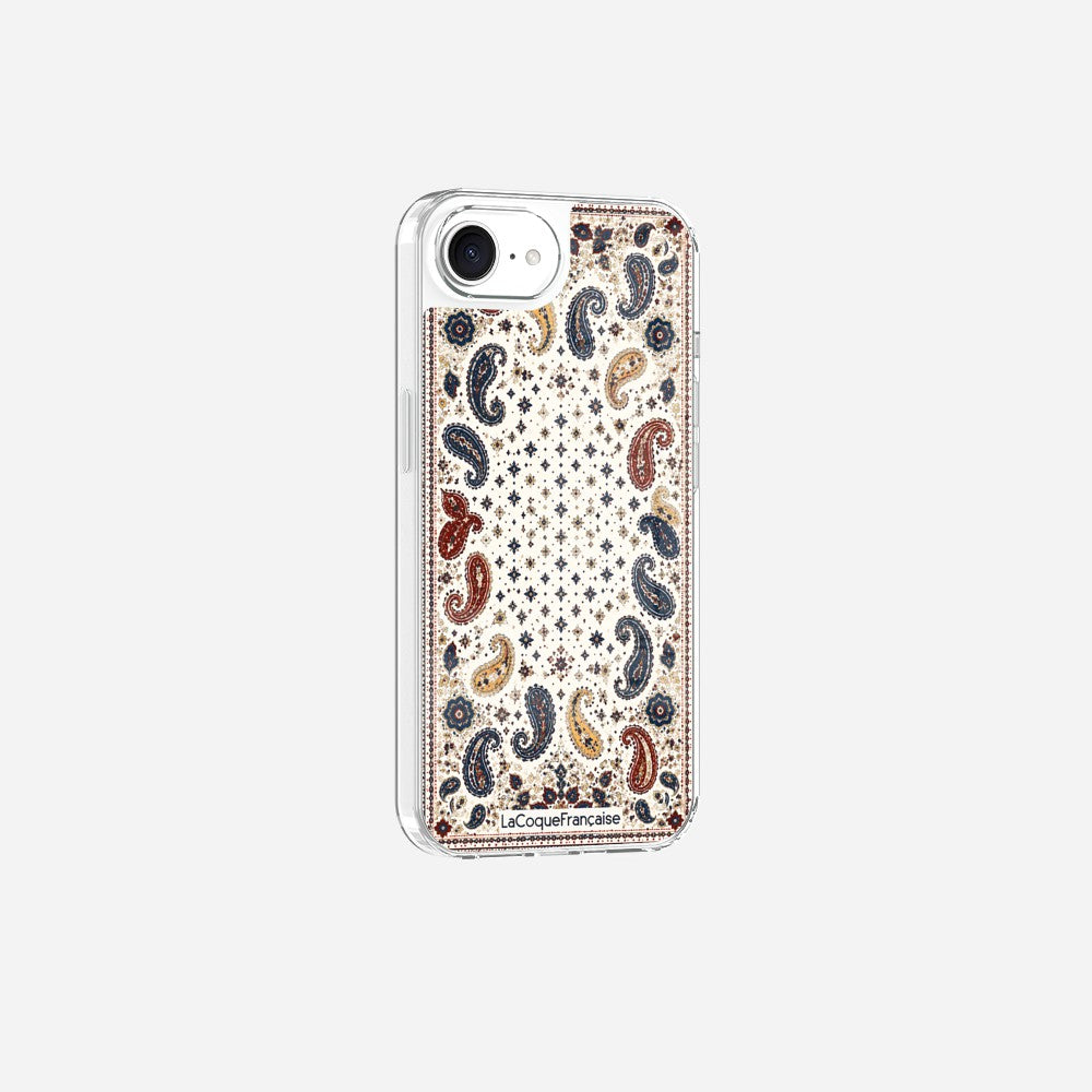 Coque Sans Anneaux Imprimee Cachemire Beige - 2