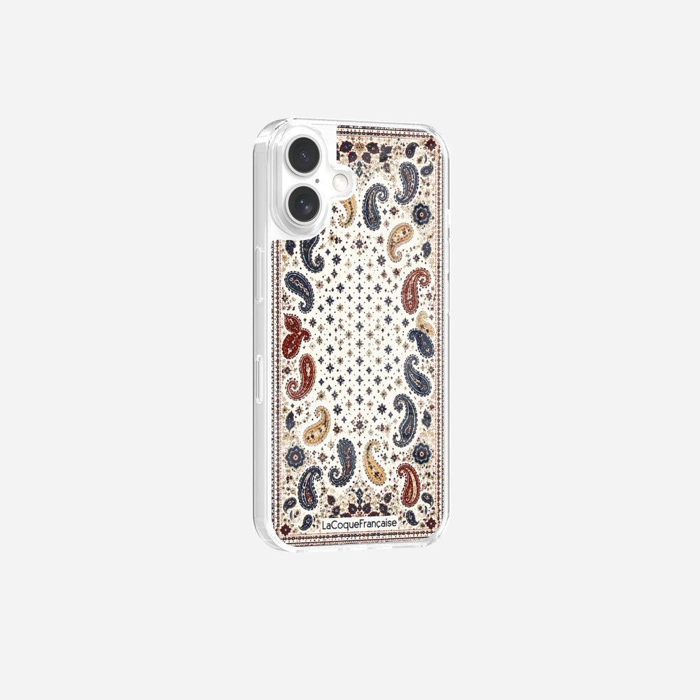 Coque Sans Anneaux Imprimee Cachemire Beige - 3