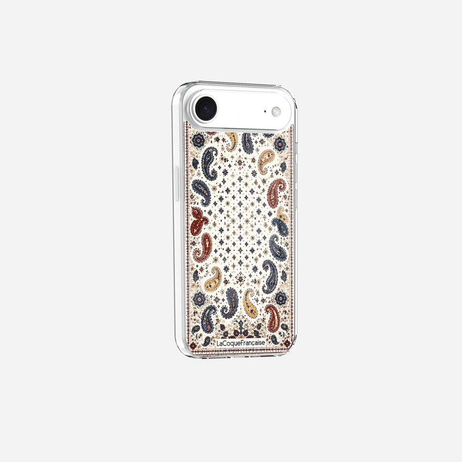Coque Sans Anneaux Imprimee Cachemire Beige - 4