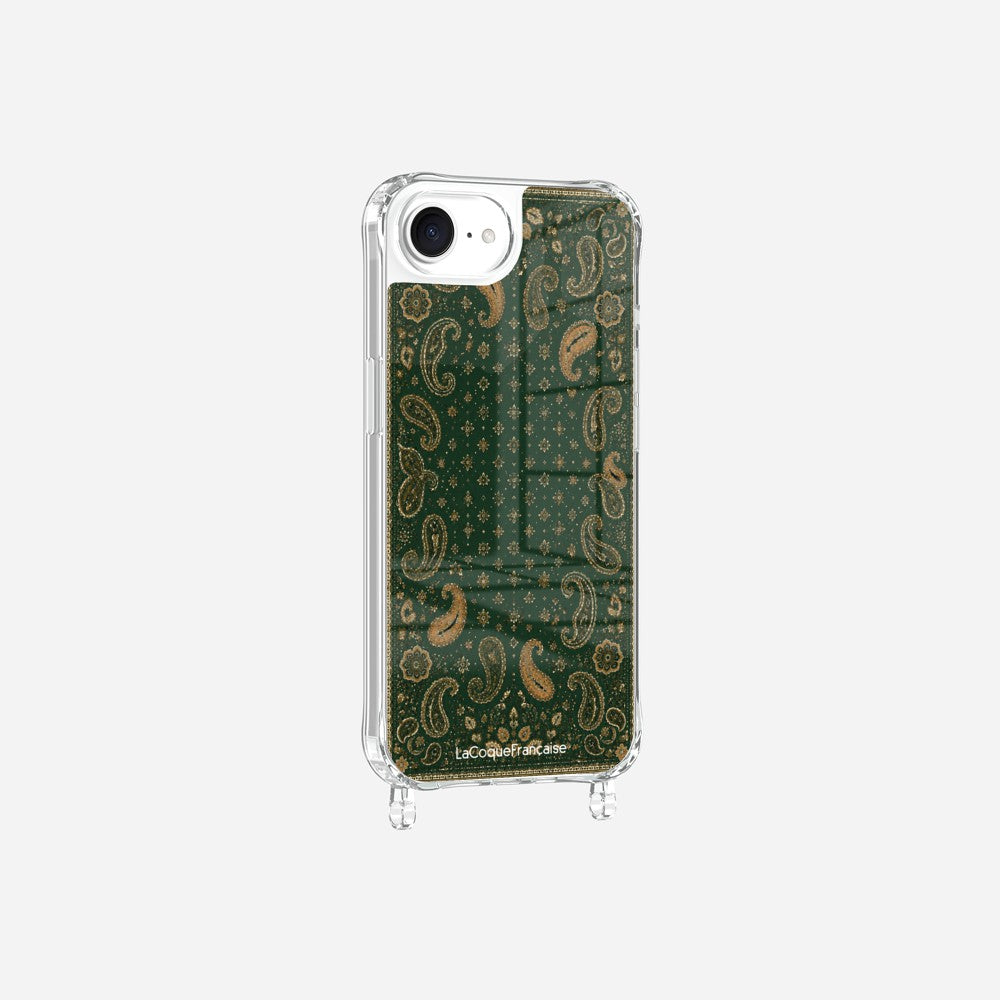 Coque Anneaux Imprimee Cachemire Vert - 2