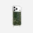 Coque Anneaux Imprimee Cachemire Vert