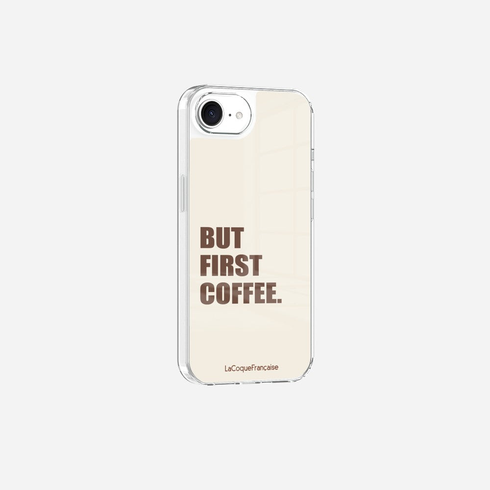 Coque Sans Anneaux Imprimee But First Coffee - 2