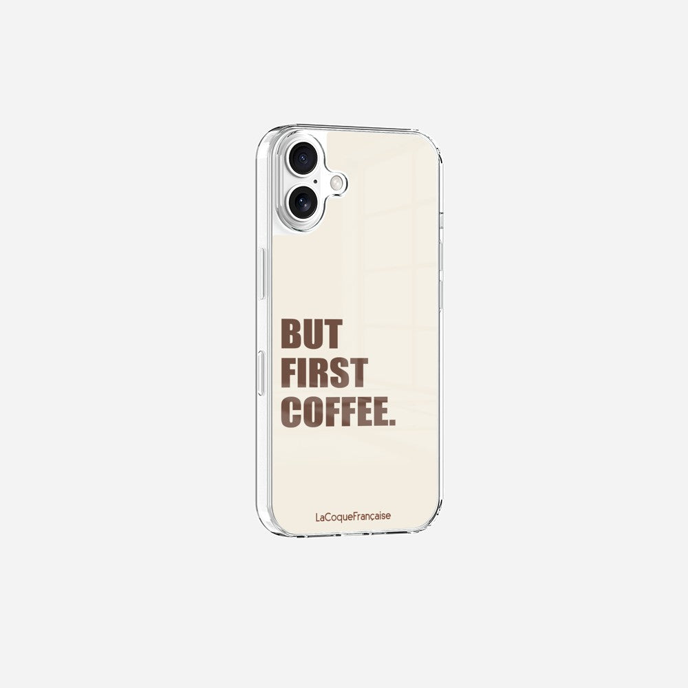 Coque Sans Anneaux Imprimee But First Coffee - 7