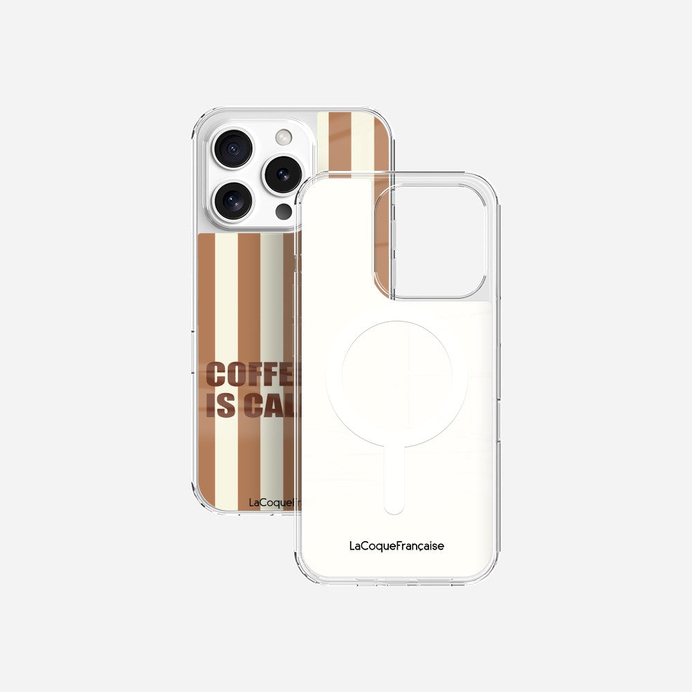 Coque Sans Anneaux Imprimee Coffee Is Calling