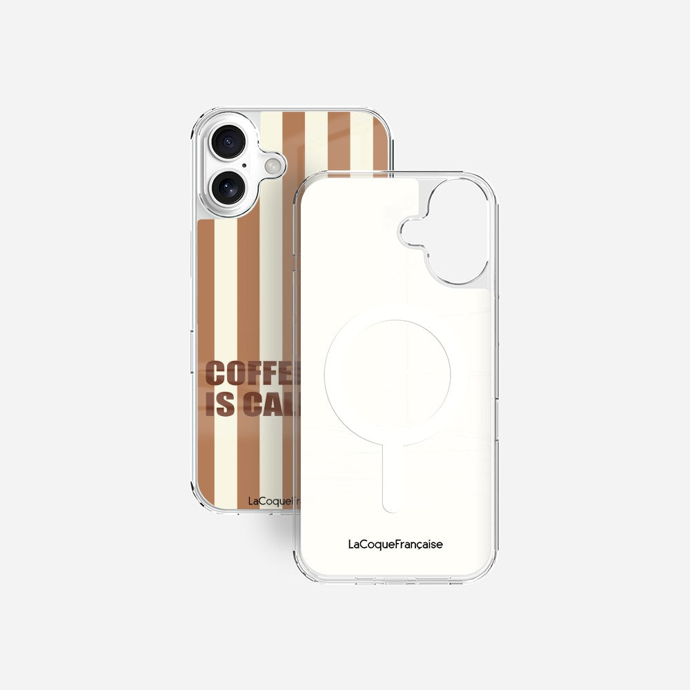 Coque Sans Anneaux Imprimee Coffee Is Calling