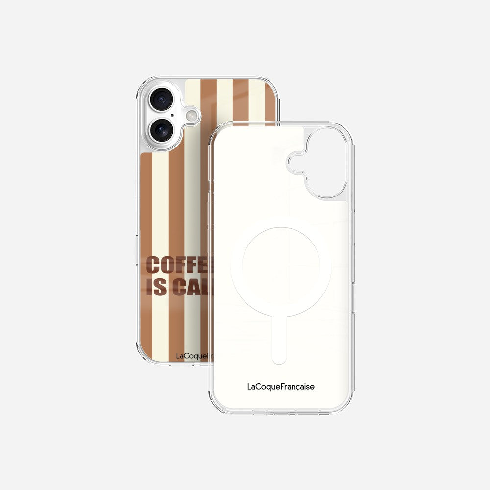 Coque Sans Anneaux Imprimee Coffee Is Calling