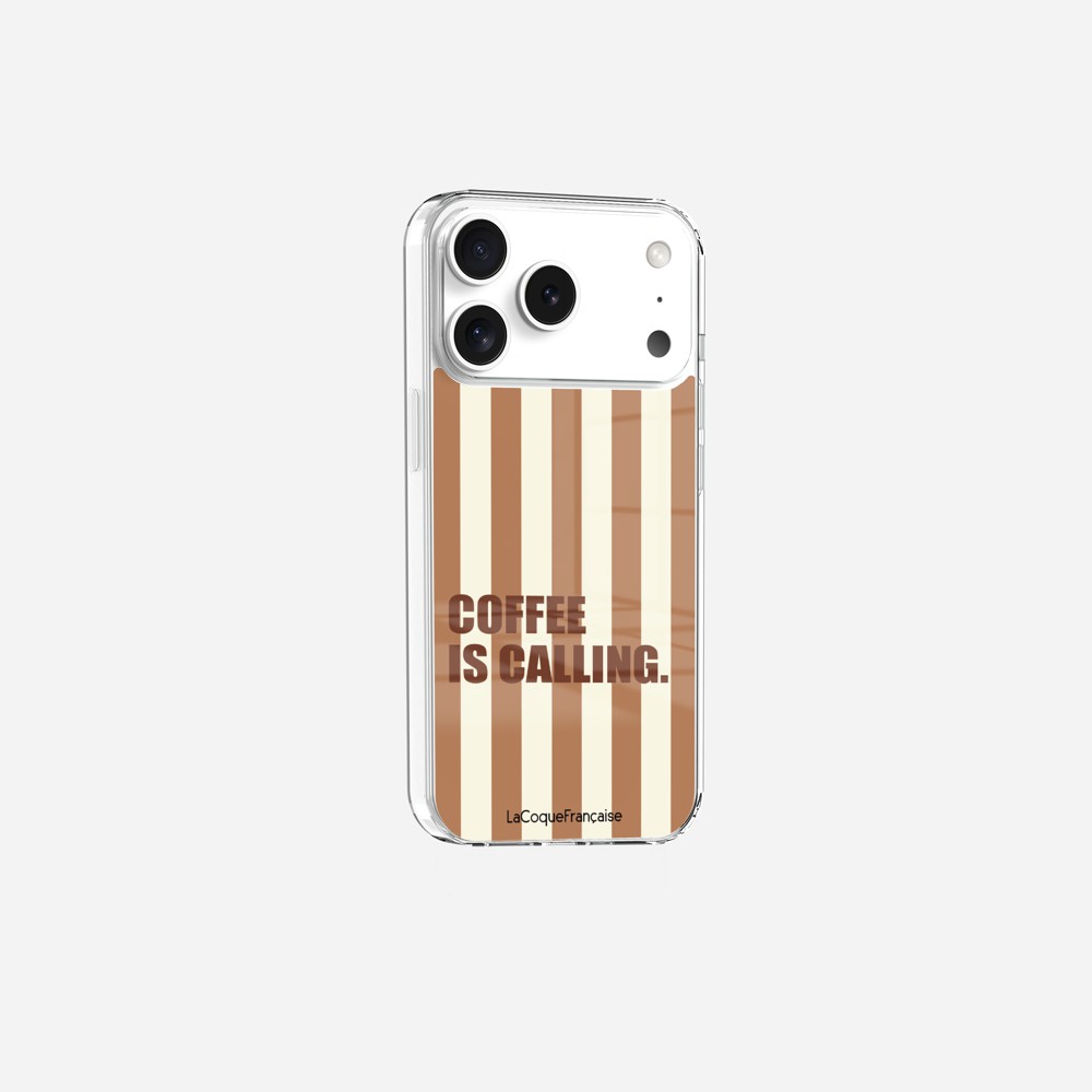 Coque Sans Anneaux Imprimee Coffee Is Calling