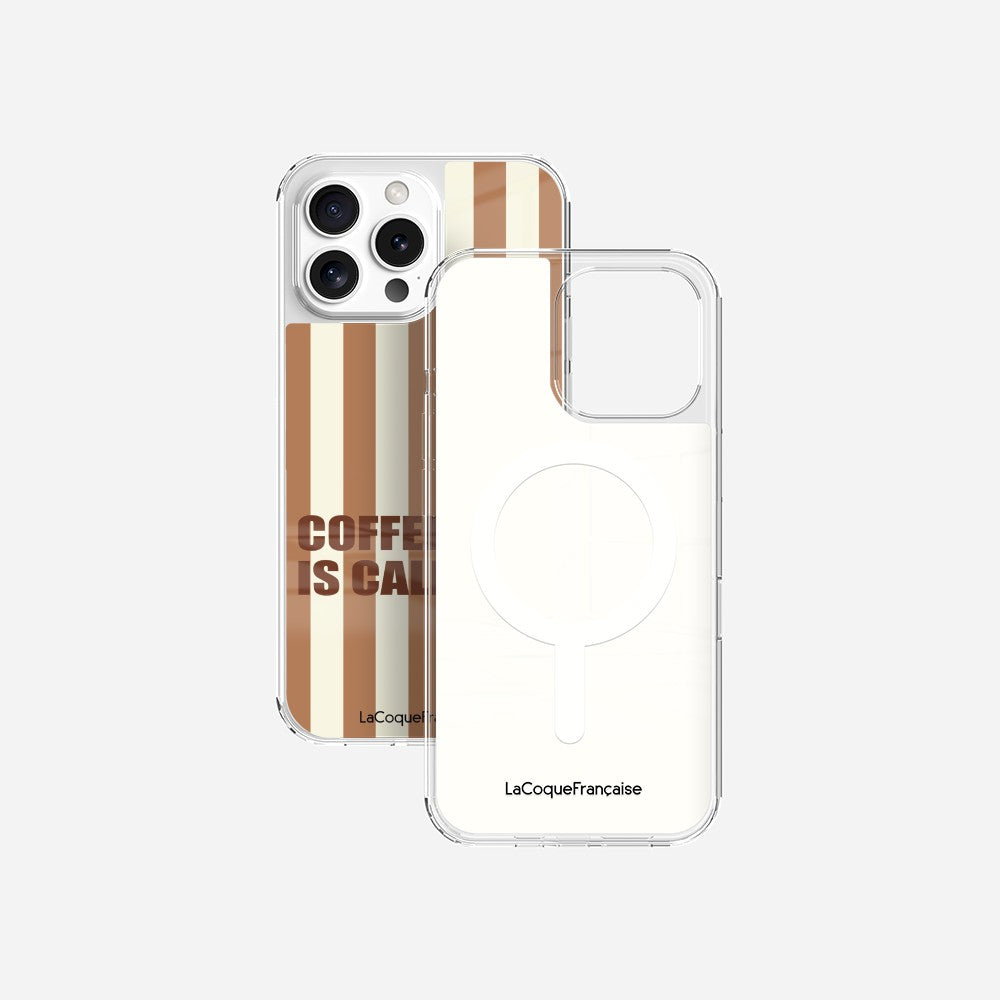 Coque Sans Anneaux Imprimee Coffee Is Calling