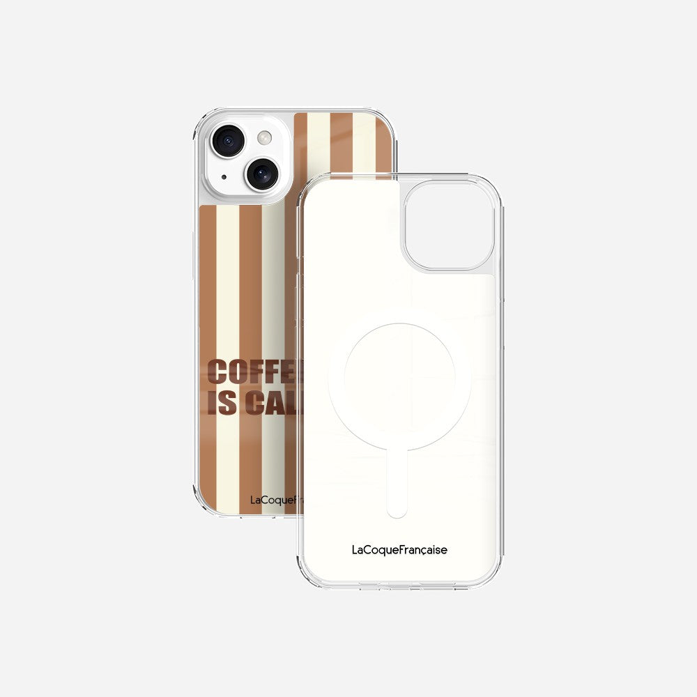 Coque Sans Anneaux Imprimee Coffee Is Calling