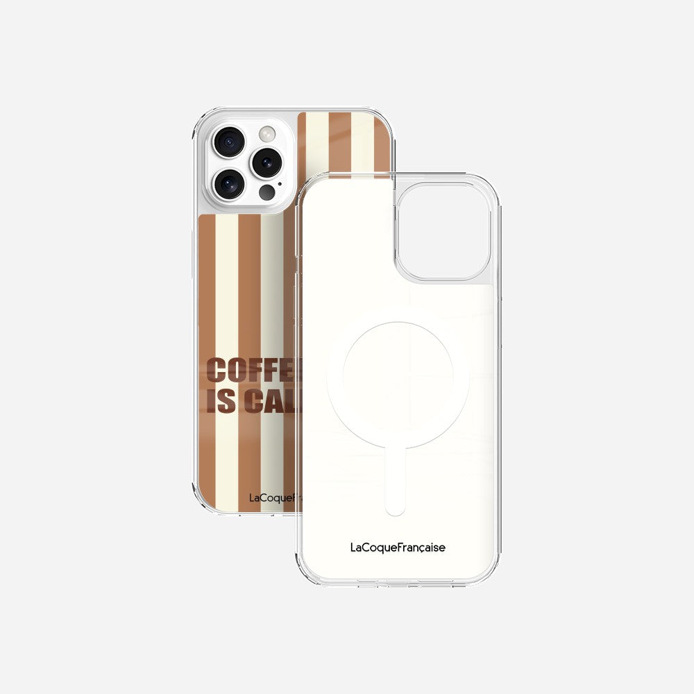 Coque Sans Anneaux Imprimee Coffee Is Calling