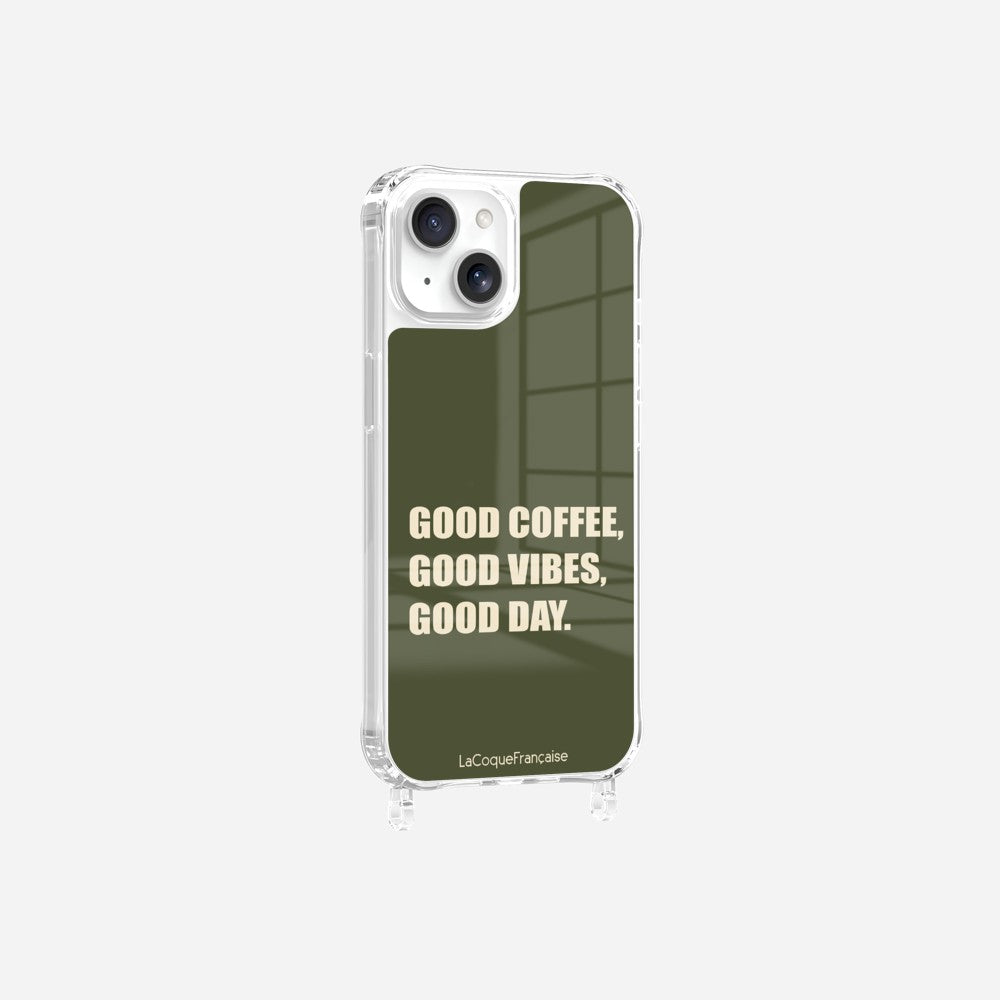 Coque Anneaux Imprimee Good Coffee Good Vibe Good Day - 12