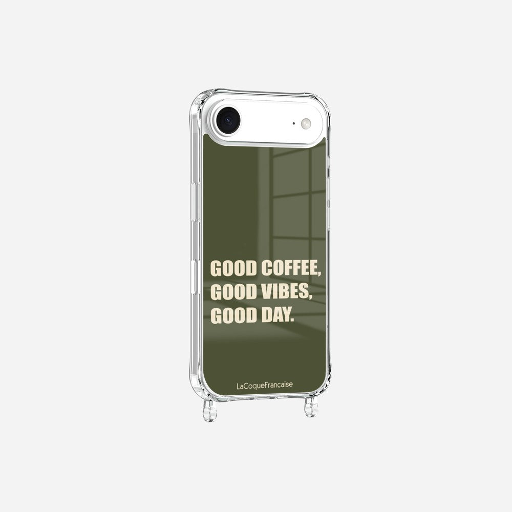 Coque Anneaux Imprimee Good Coffee Good Vibe Good Day - 4