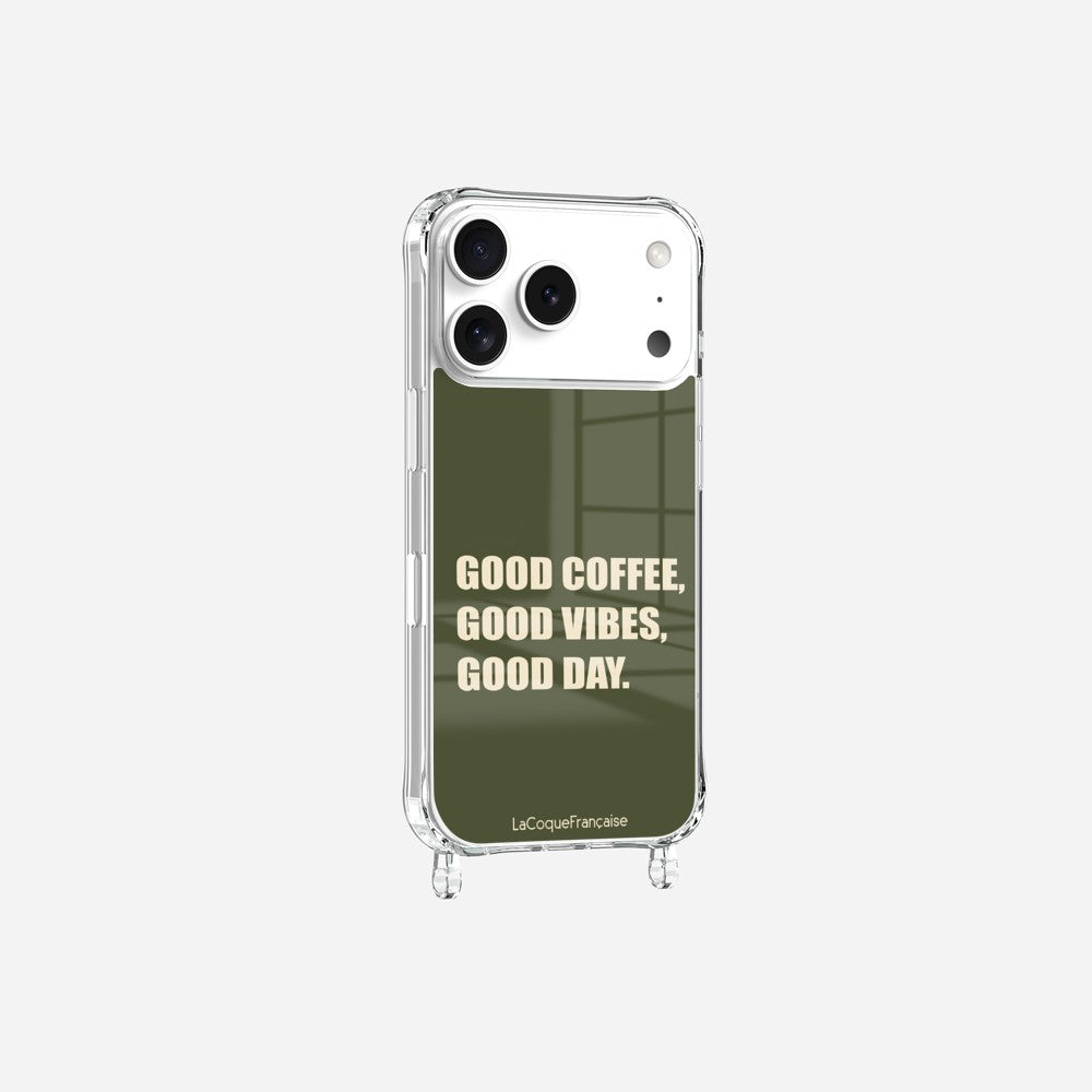 Coque Anneaux Imprimee Good Coffee Good Vibe Good Day - 22
