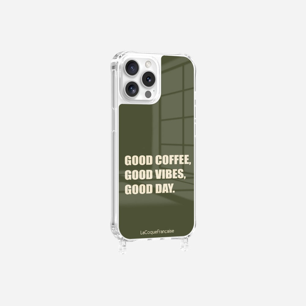 Coque Anneaux Imprimee Good Coffee Good Vibe Good Day - 17