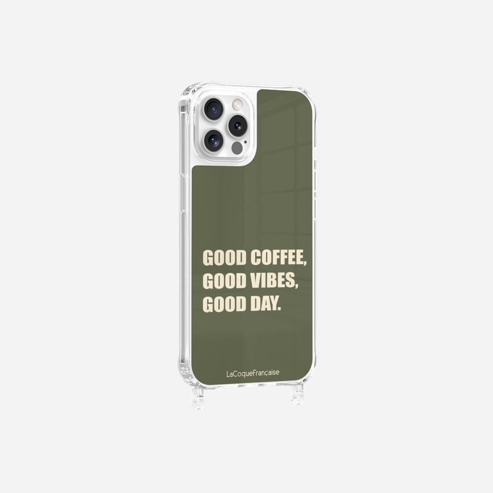 Coque Anneaux Imprimee Good Coffee Good Vibe Good Day - 21