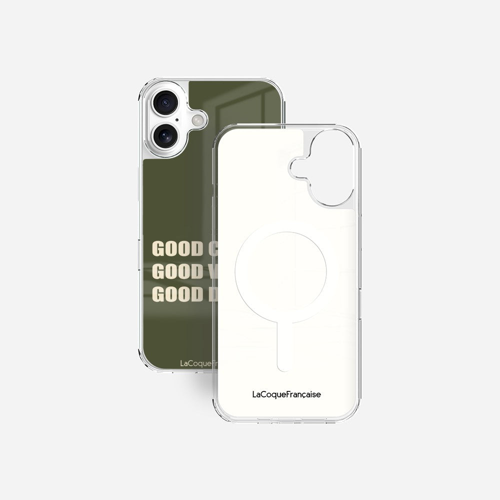 Coque Sans Anneaux Imprimee Good Coffee Good Vibe Good Day