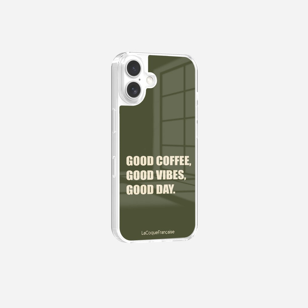 Coque Sans Anneaux Imprimee Good Coffee Good Vibe Good Day - 3