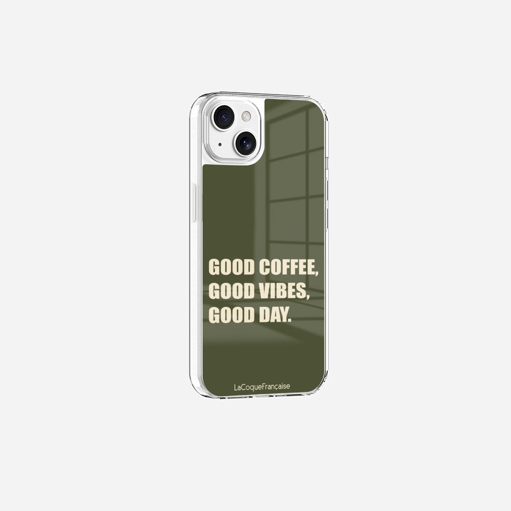 Coque Sans Anneaux Imprimee Good Coffee Good Vibe Good Day - 11