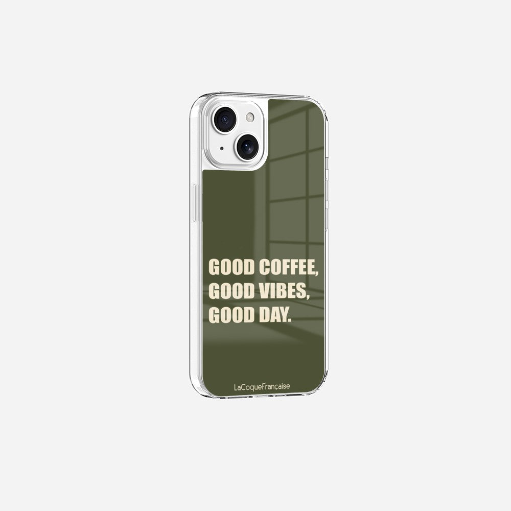 Coque Sans Anneaux Imprimee Good Coffee Good Vibe Good Day - 16
