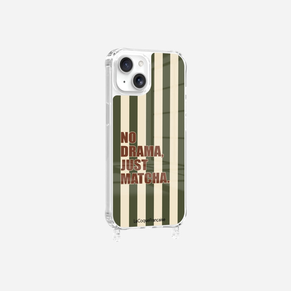 Coque Anneaux Imprimee No Drama Just Matcha - 12