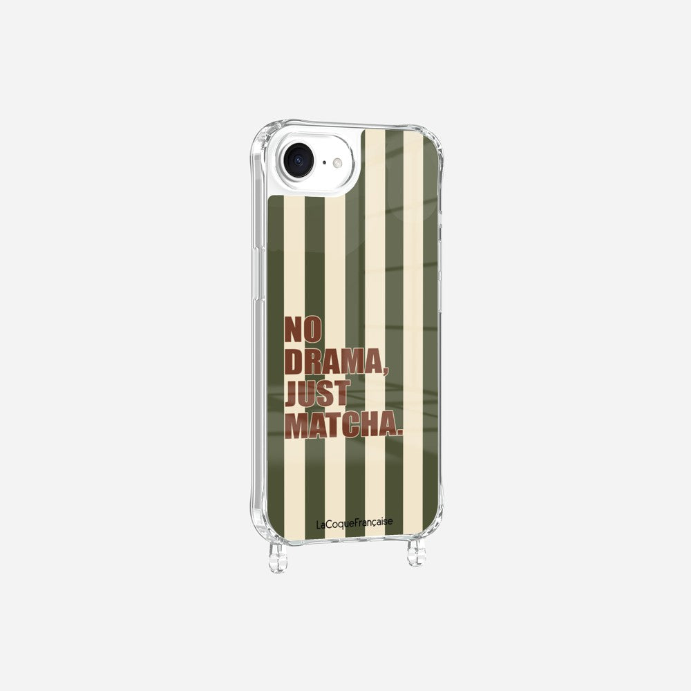 Coque Anneaux Imprimee No Drama Just Matcha - 2