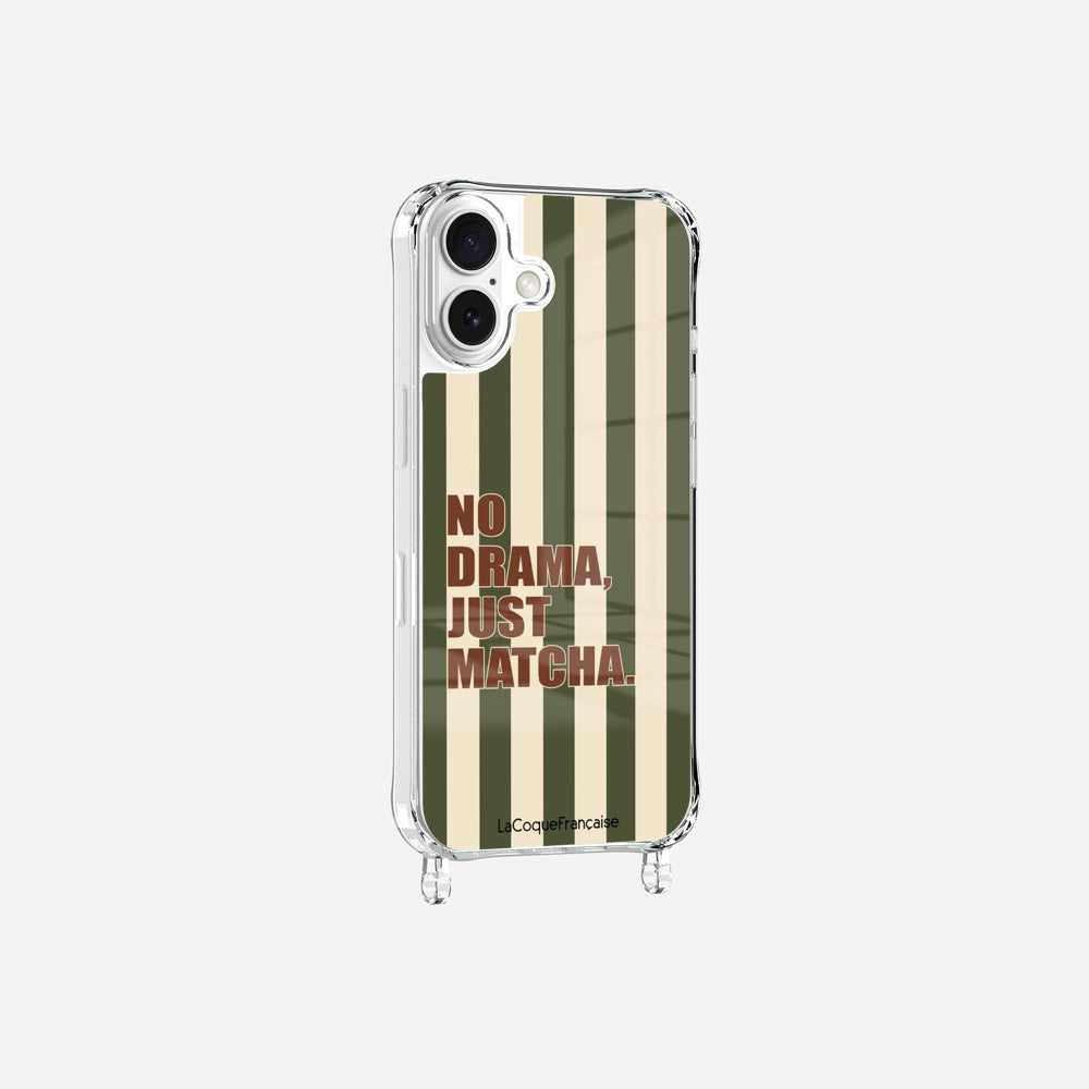 Coque Anneaux Imprimee No Drama Just Matcha - 3