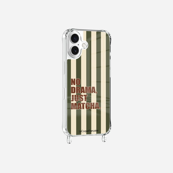 Coque Anneaux Imprimee No Drama Just Matcha - 3