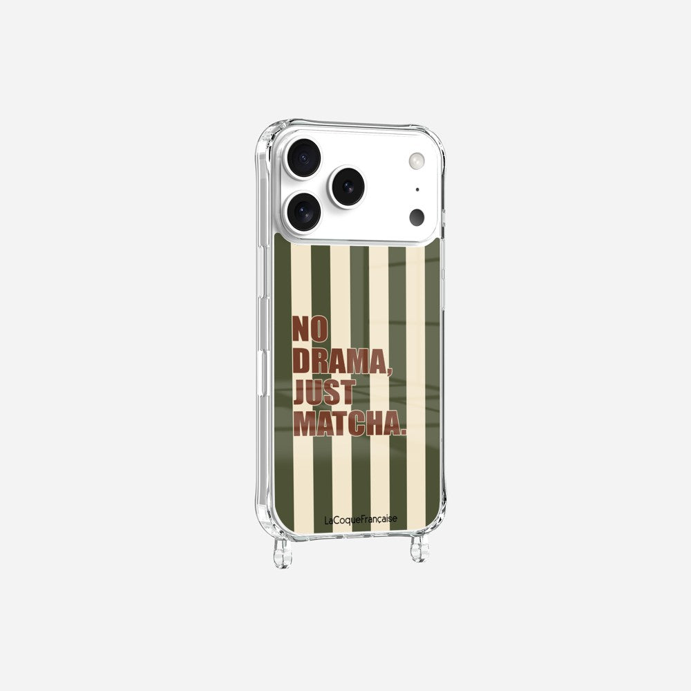 Coque Anneaux Imprimee No Drama Just Matcha - 22