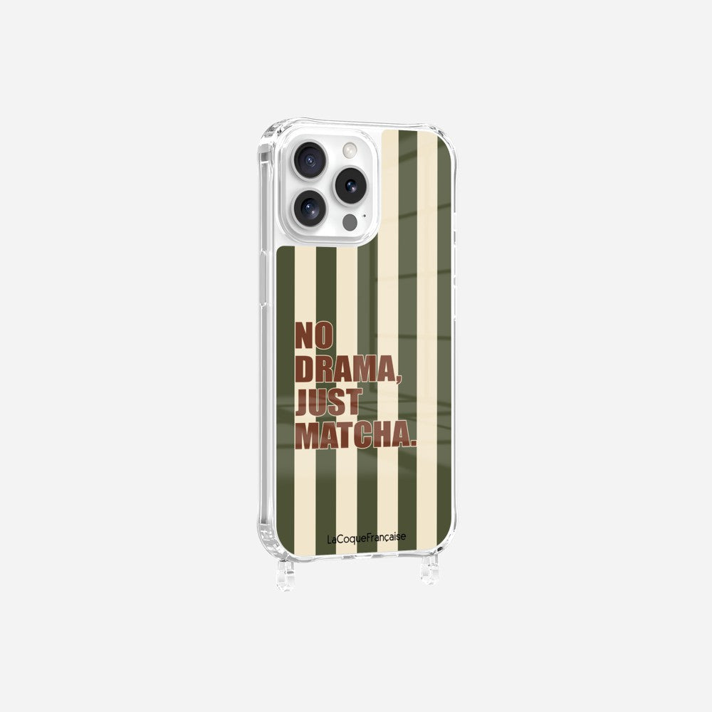 Coque Anneaux Imprimee No Drama Just Matcha - 13