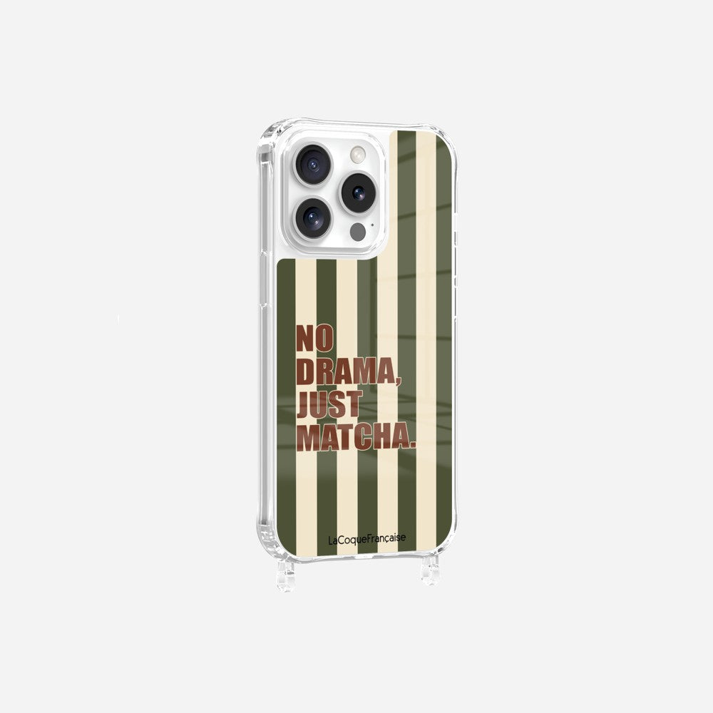 Coque Anneaux Imprimee No Drama Just Matcha - 14