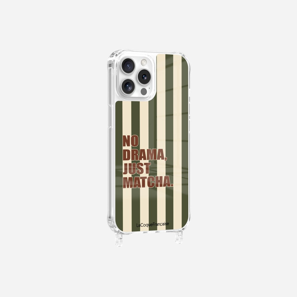 Coque Anneaux Imprimee No Drama Just Matcha - 17