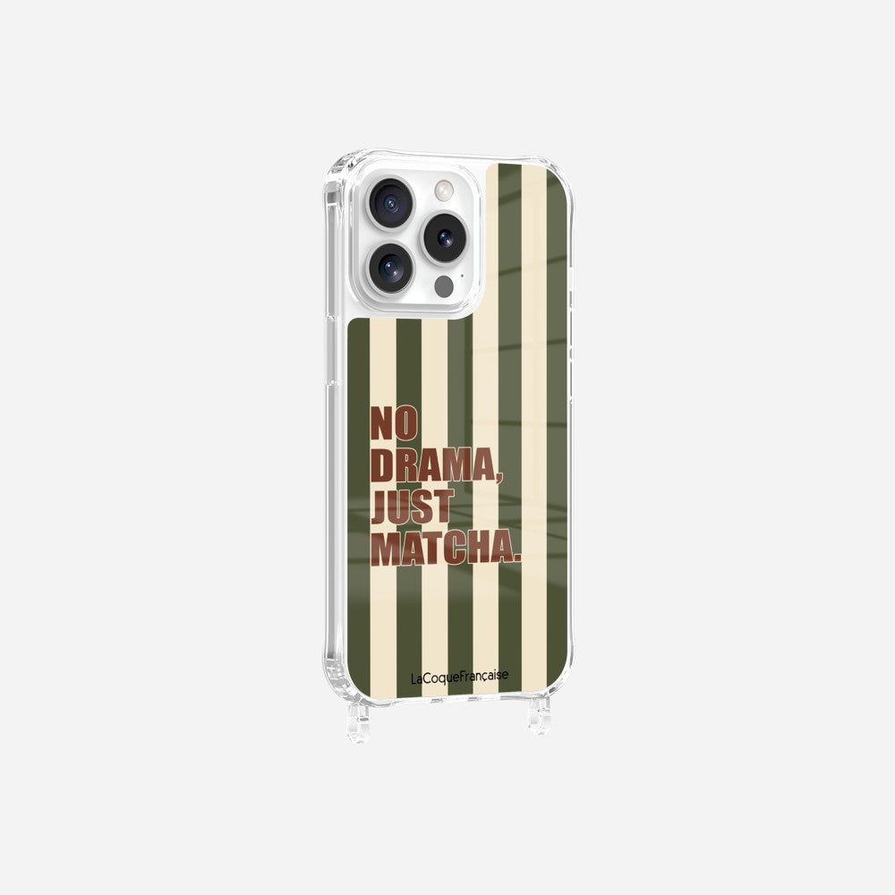 Coque Anneaux Imprimee No Drama Just Matcha - 18