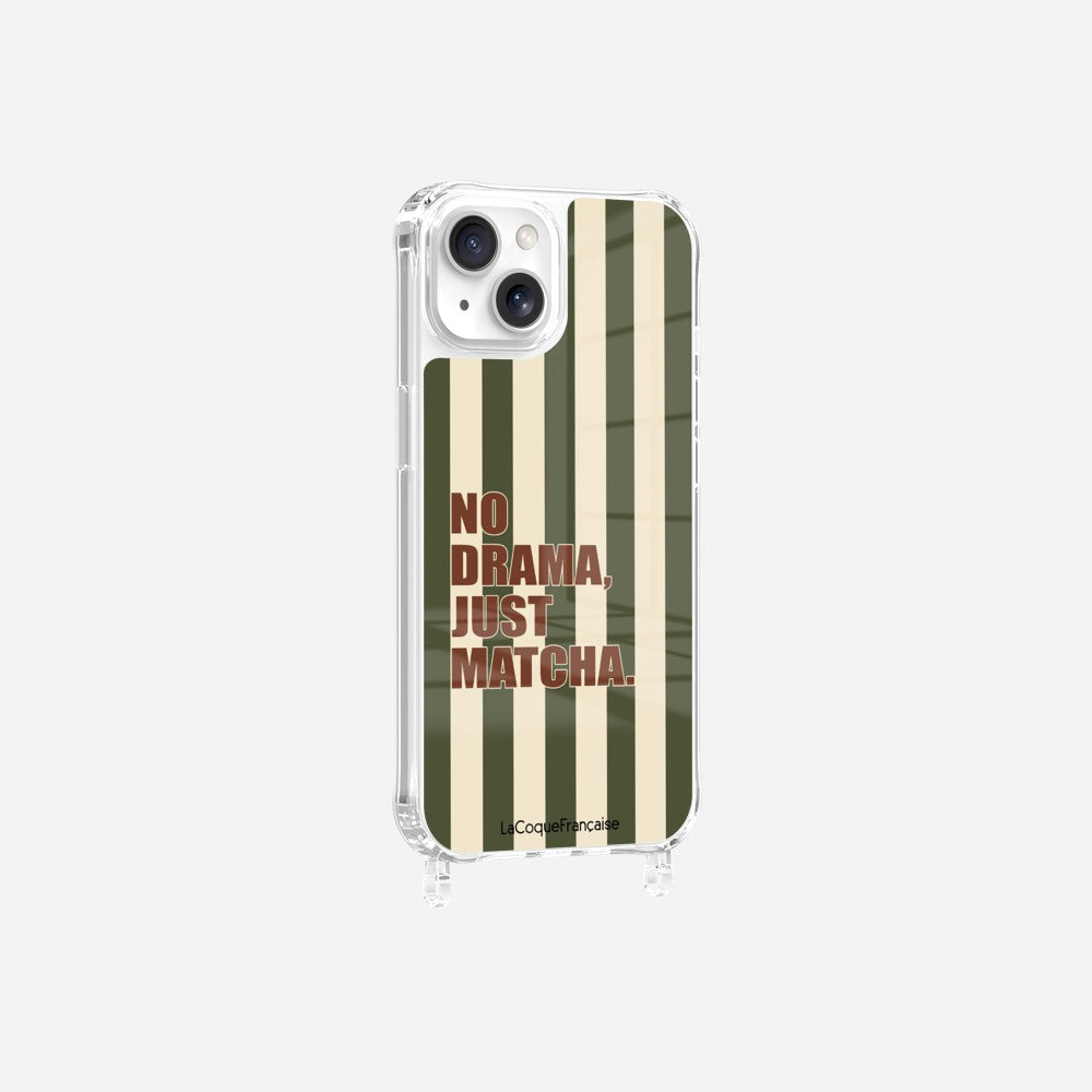 Coque Anneaux Imprimee No Drama Just Matcha - 19