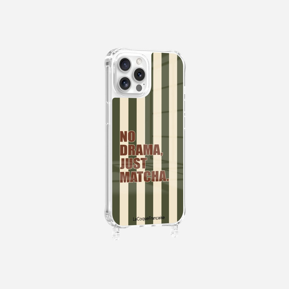 Coque Anneaux Imprimee No Drama Just Matcha - 20