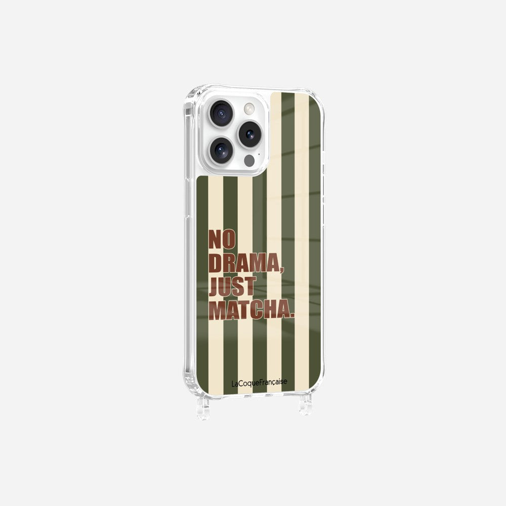 Coque Anneaux Imprimee No Drama Just Matcha - 9