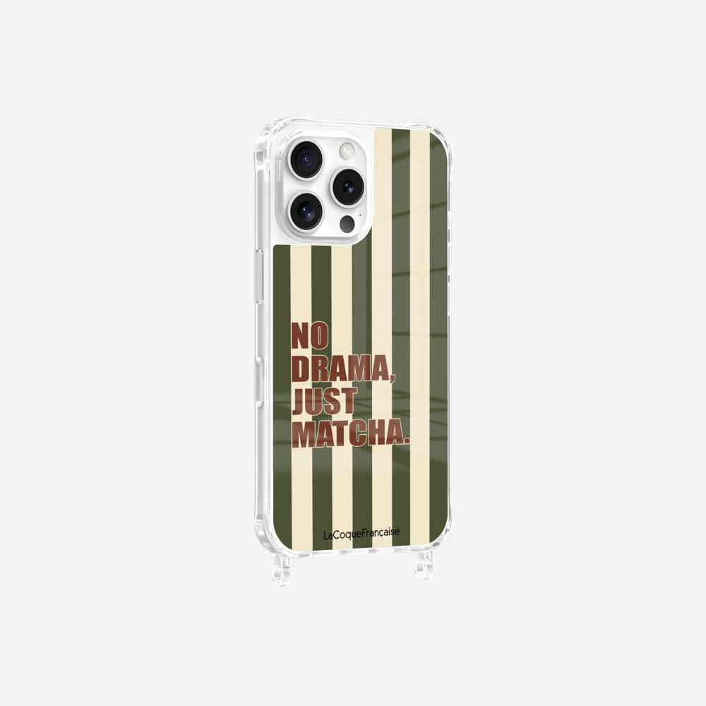 Coque Anneaux Imprimee No Drama Just Matcha - 5