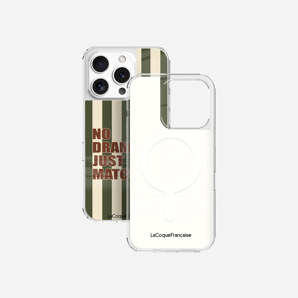 Coque Sans Anneaux Imprimee No Drama Just Matcha