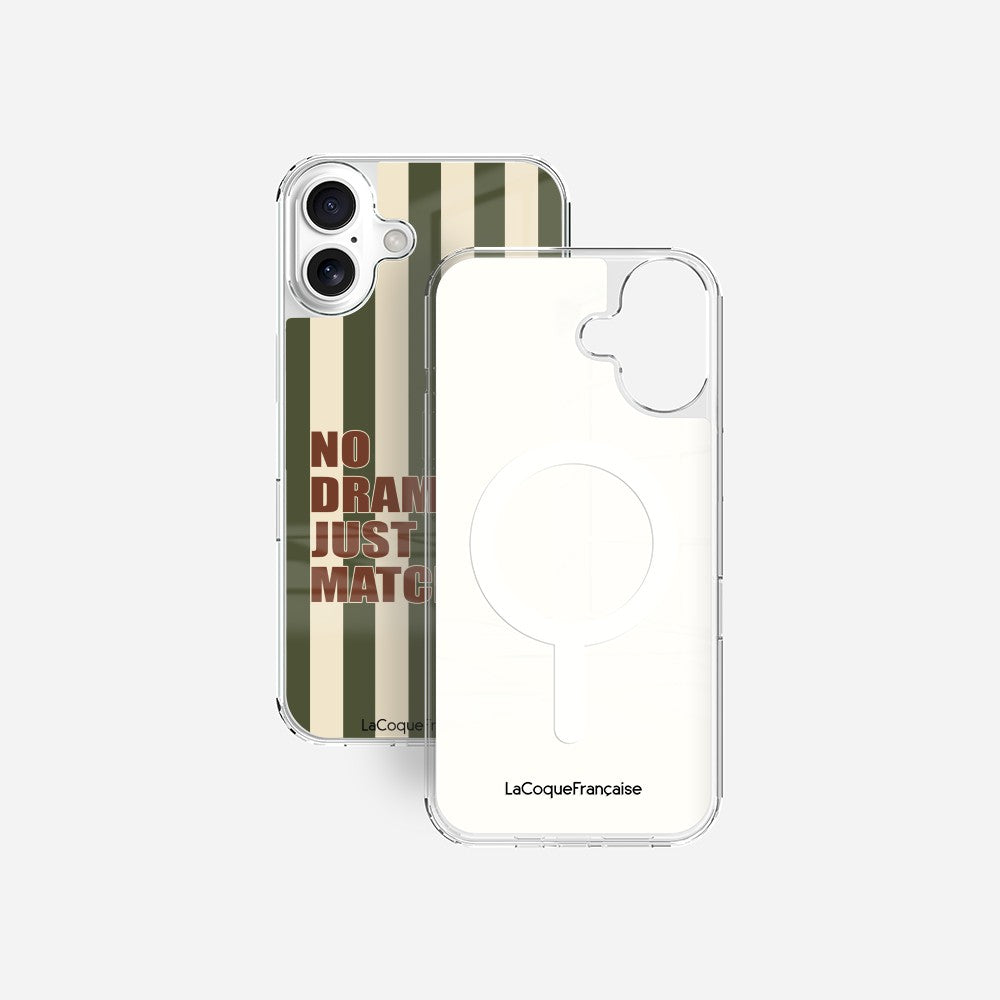 Coque Sans Anneaux Imprimee No Drama Just Matcha