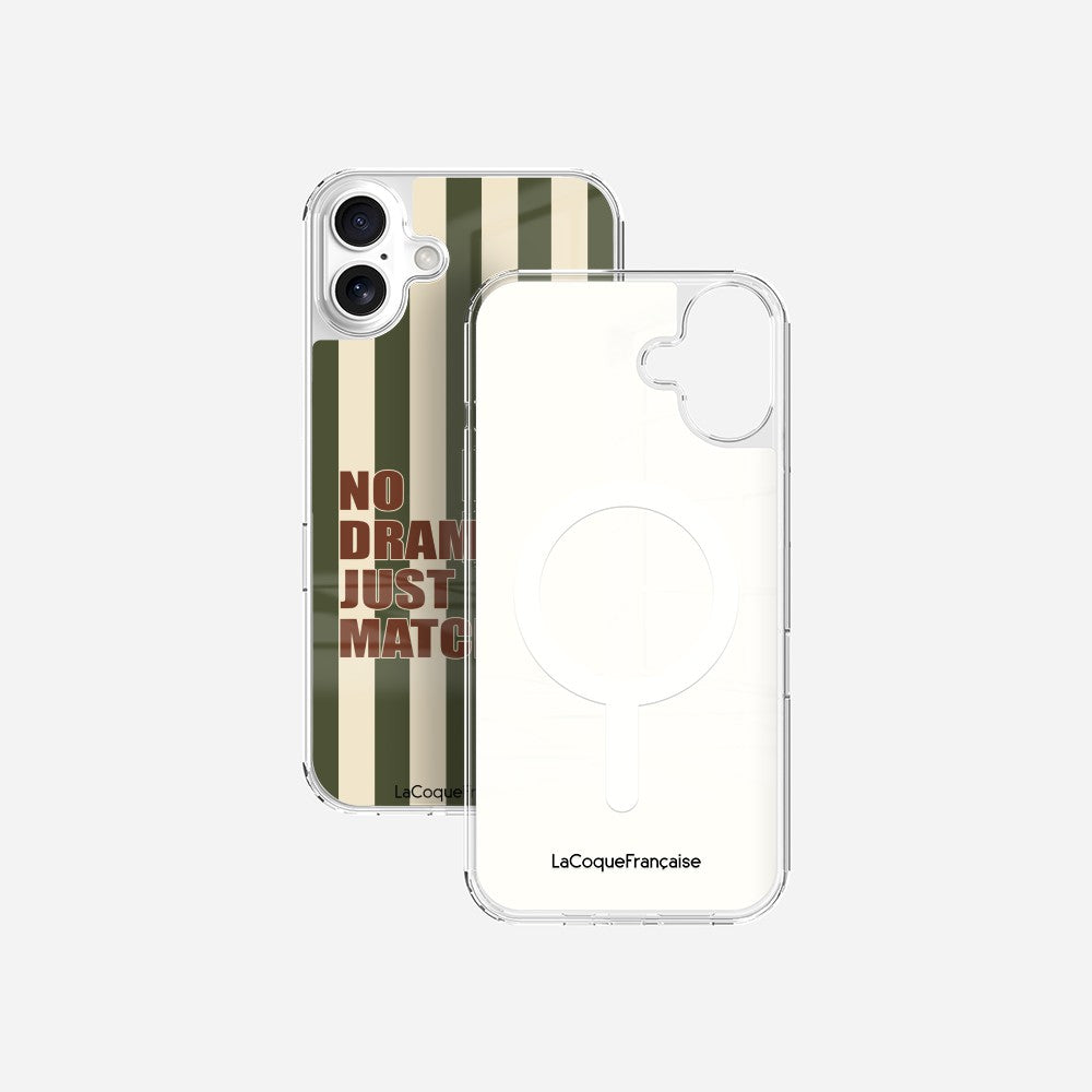 Coque Sans Anneaux Imprimee No Drama Just Matcha