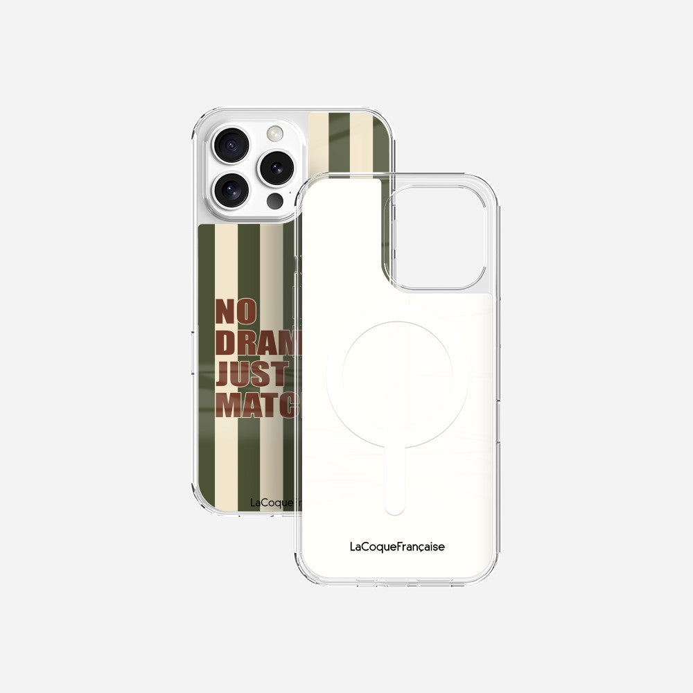 Coque Sans Anneaux Imprimee No Drama Just Matcha
