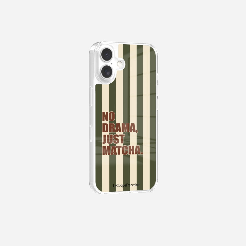Coque Sans Anneaux Imprimee No Drama Just Matcha - 3