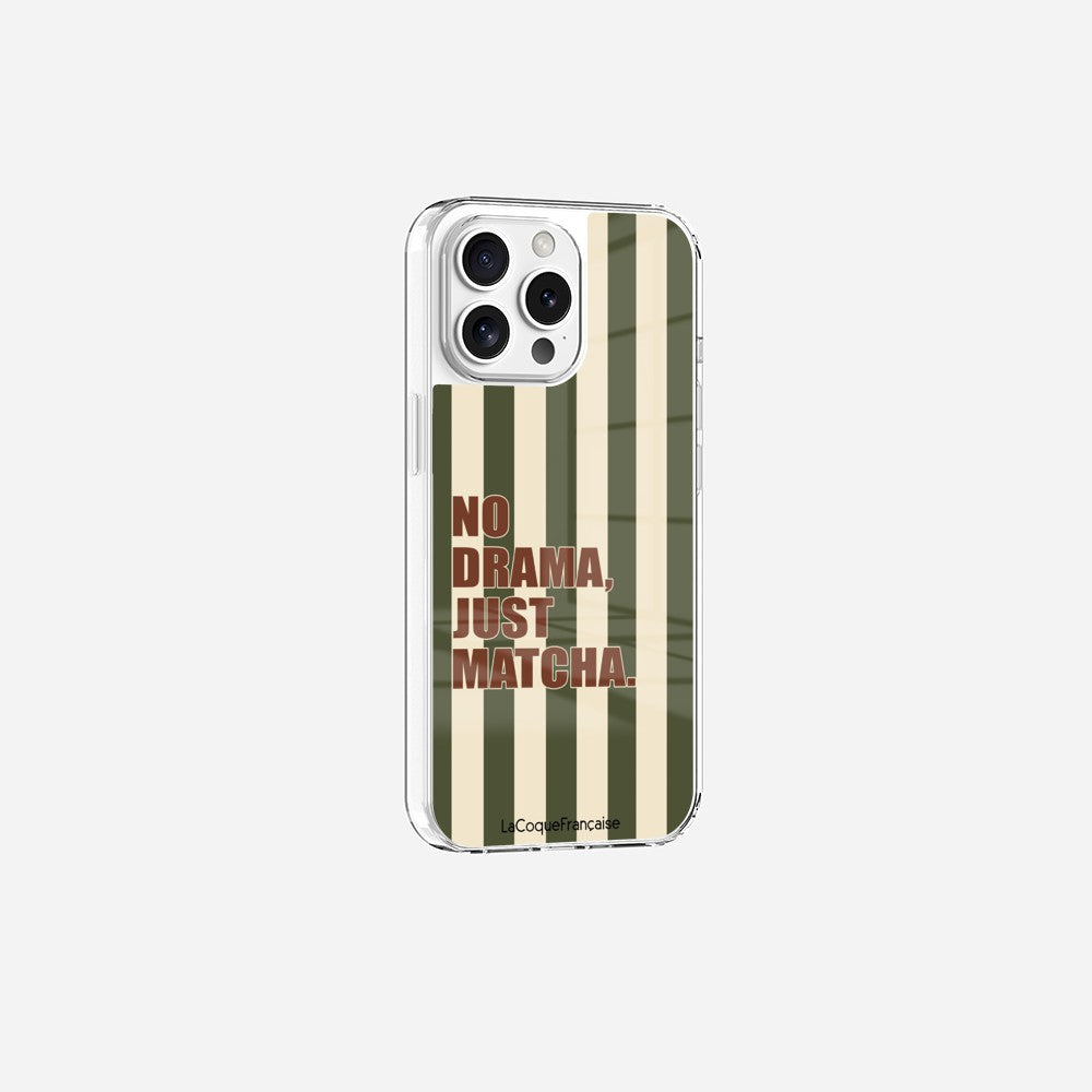 Coque Sans Anneaux Imprimee No Drama Just Matcha - 13