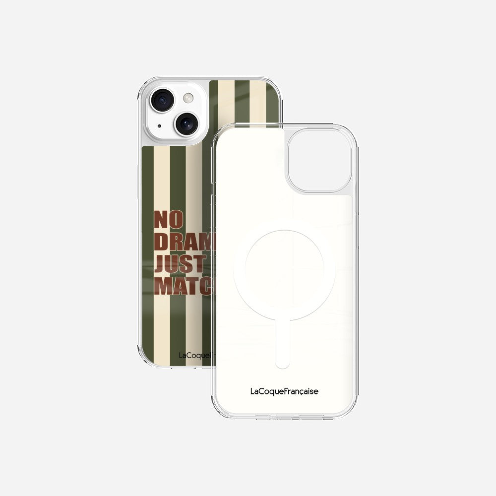 Coque Sans Anneaux Imprimee No Drama Just Matcha