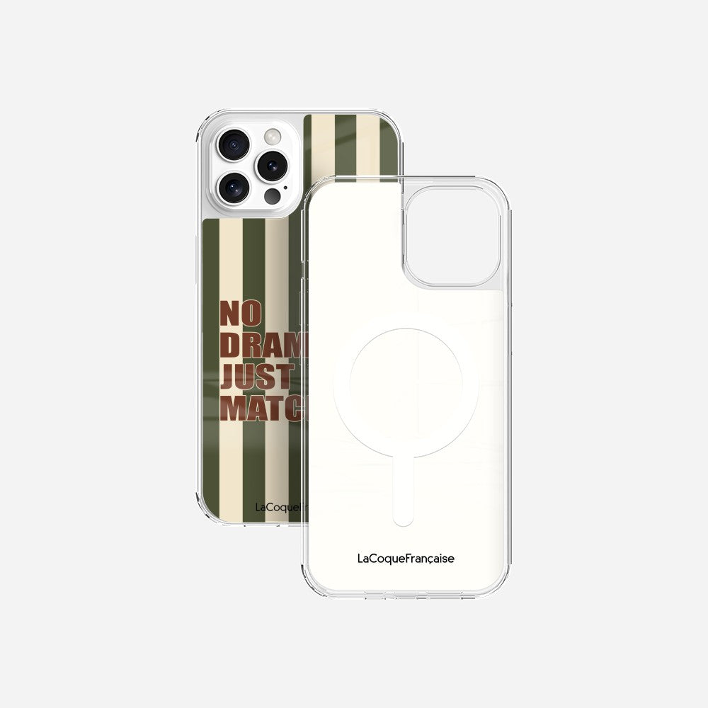 Coque Sans Anneaux Imprimee No Drama Just Matcha