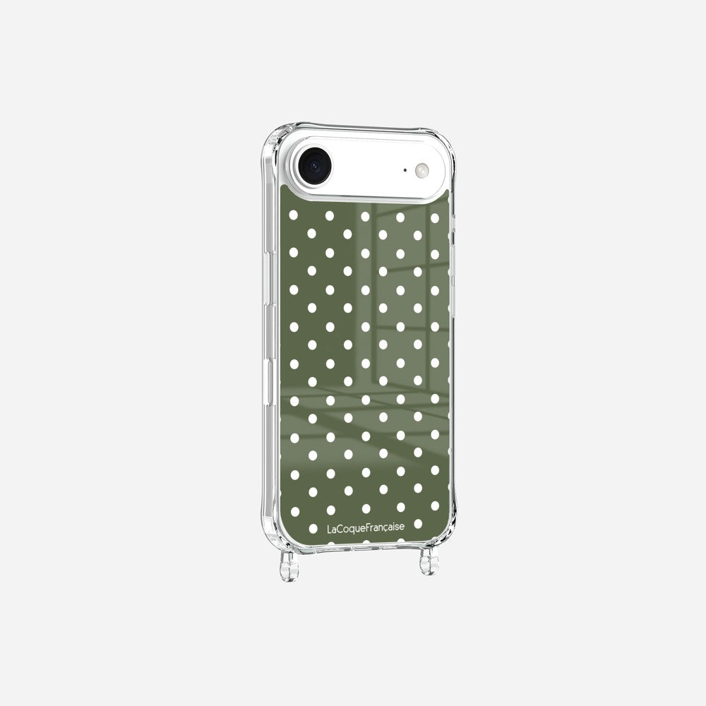 Coque Anneaux Imprimee Pois Kaki - 4