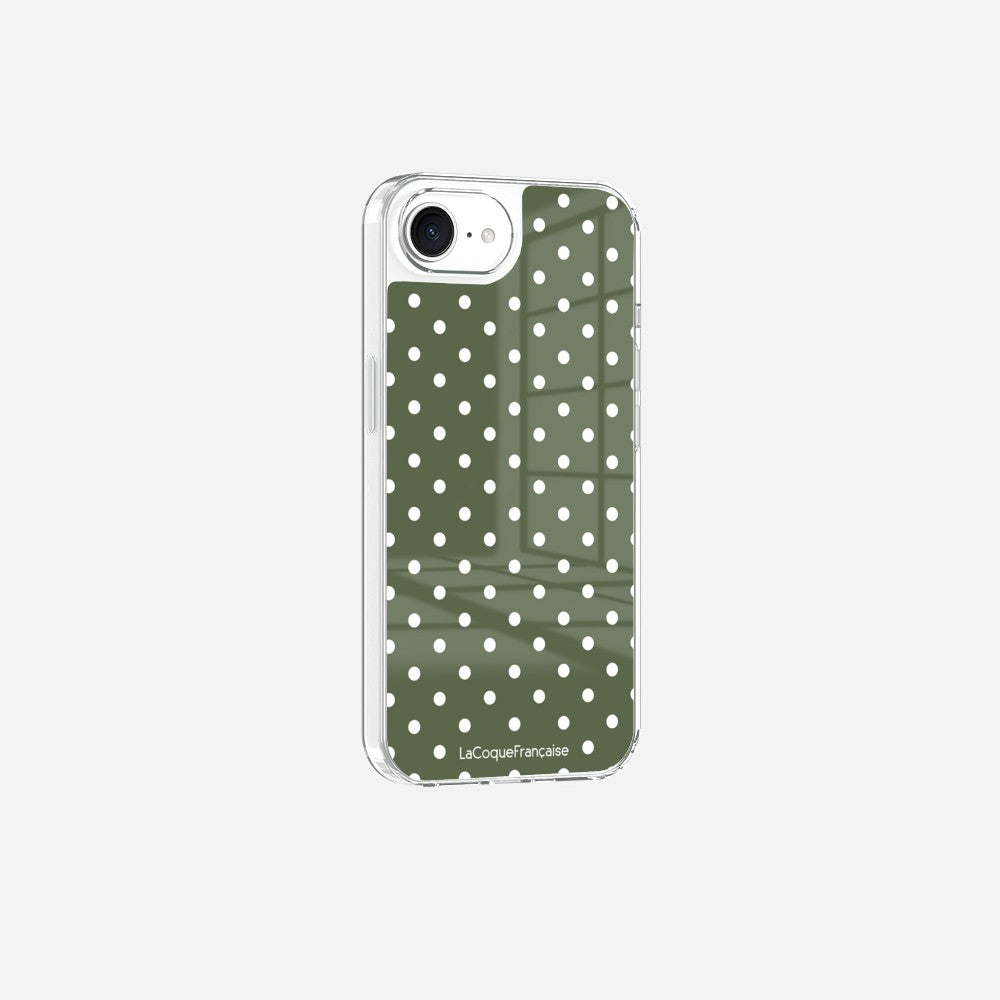 Coque Sans Anneaux Imprimee Pois Kaki - 2