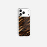 Coque Sans Anneaux Imprimee Zebre Chocolat Noir