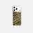 Coque Anneaux Imprimee Zebre Kaki Noir