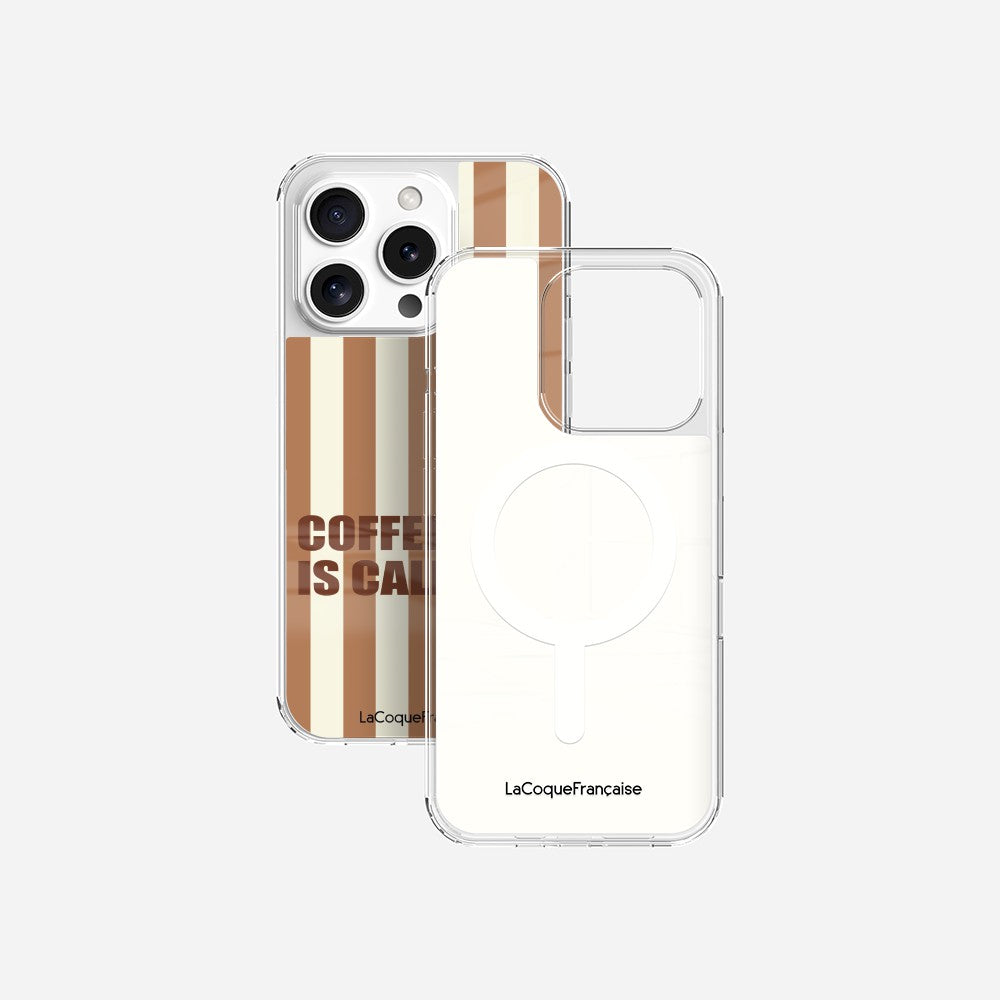 Coque Sans Anneaux Imprimee Coffee Is Calling
